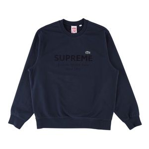 Supreme X Lacoste LIVE crewneck